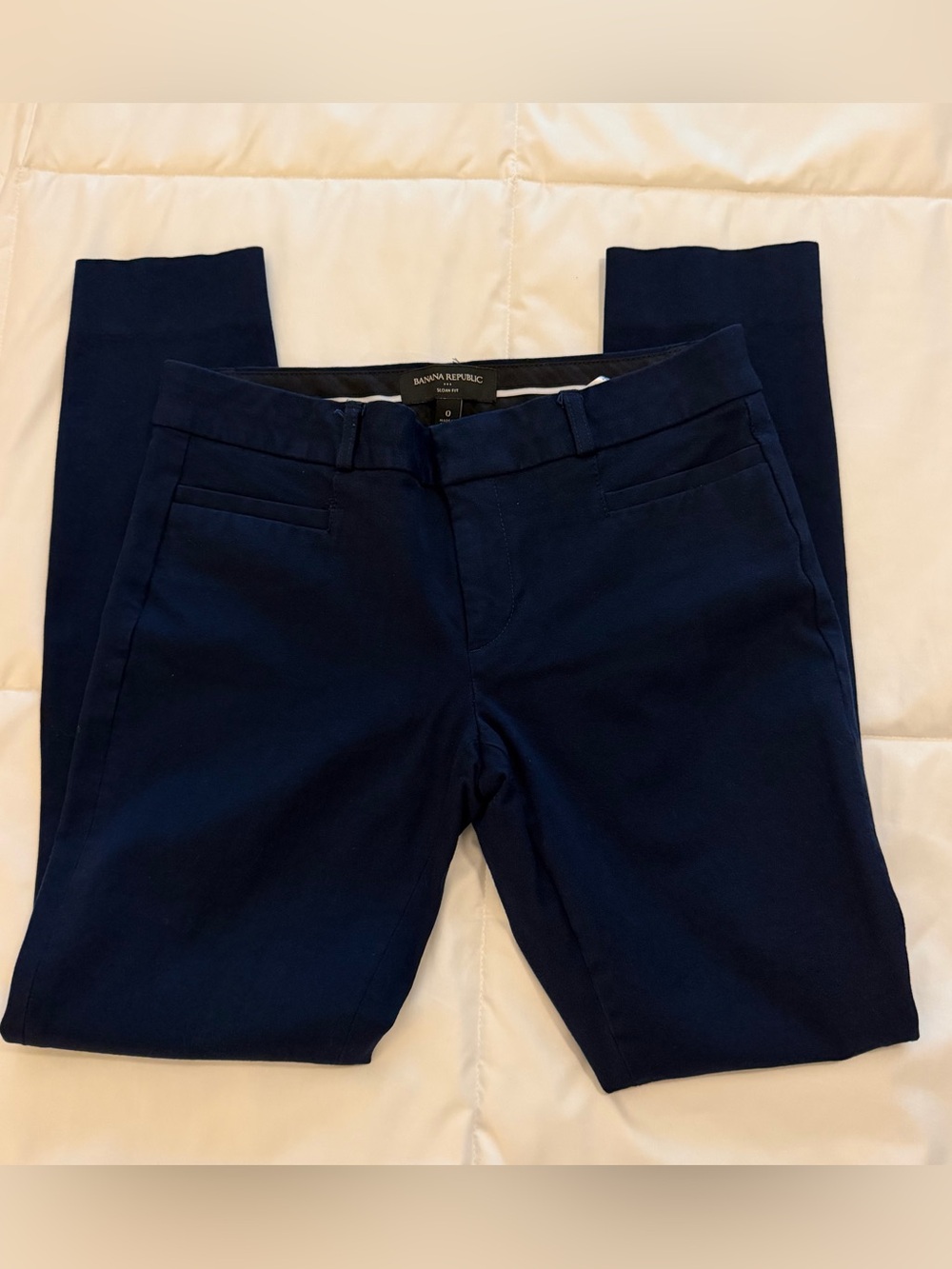 Banana Republic Sloan Fit Navy Dress Pants